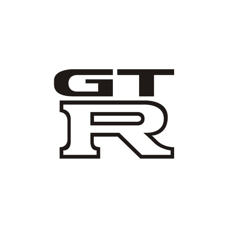 Sticker Nissan GTR 2 - Taille et coloris au choix