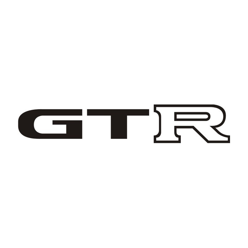 Sticker Nissan GTR 3 - Taille et coloris au choix