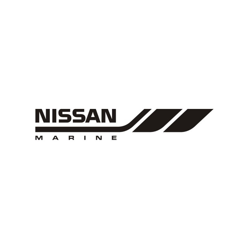 Sticker Nissan Marine - Taille et coloris au choix