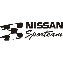 Sticker Nissan Sporteam 2 - Taille et coloris au choix