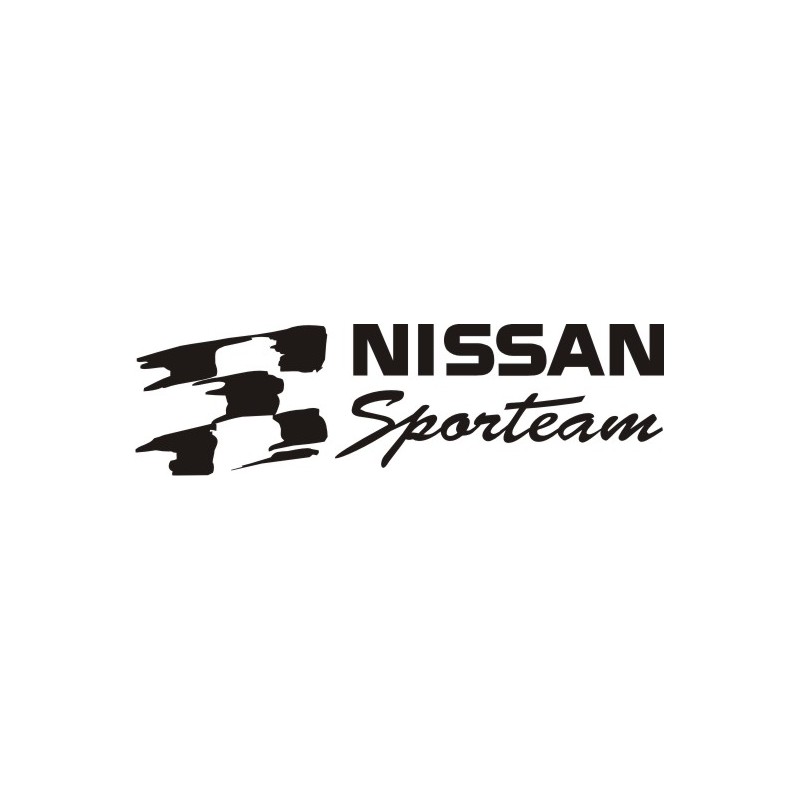 Sticker Nissan Sporteam 2 - Taille et coloris au choix