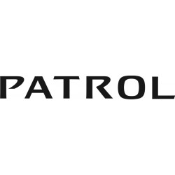 Sticker Nissan Patrol - Taille et coloris au choix