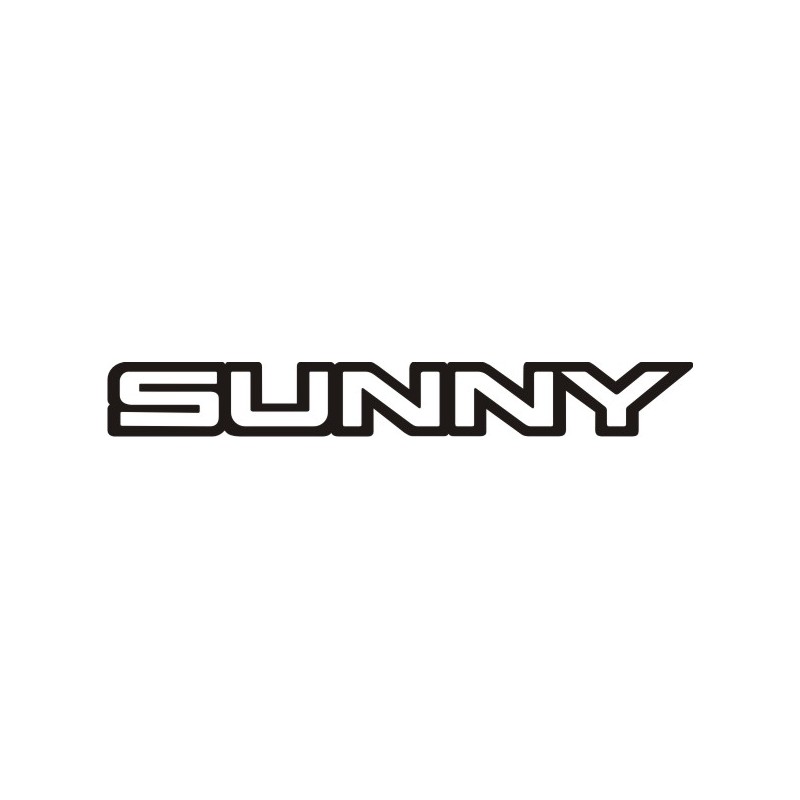 Sticker Nissan Sunny - Taille et coloris au choix