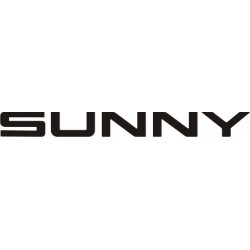 Sticker Nissan Sunny 2 - Taille et coloris au choix