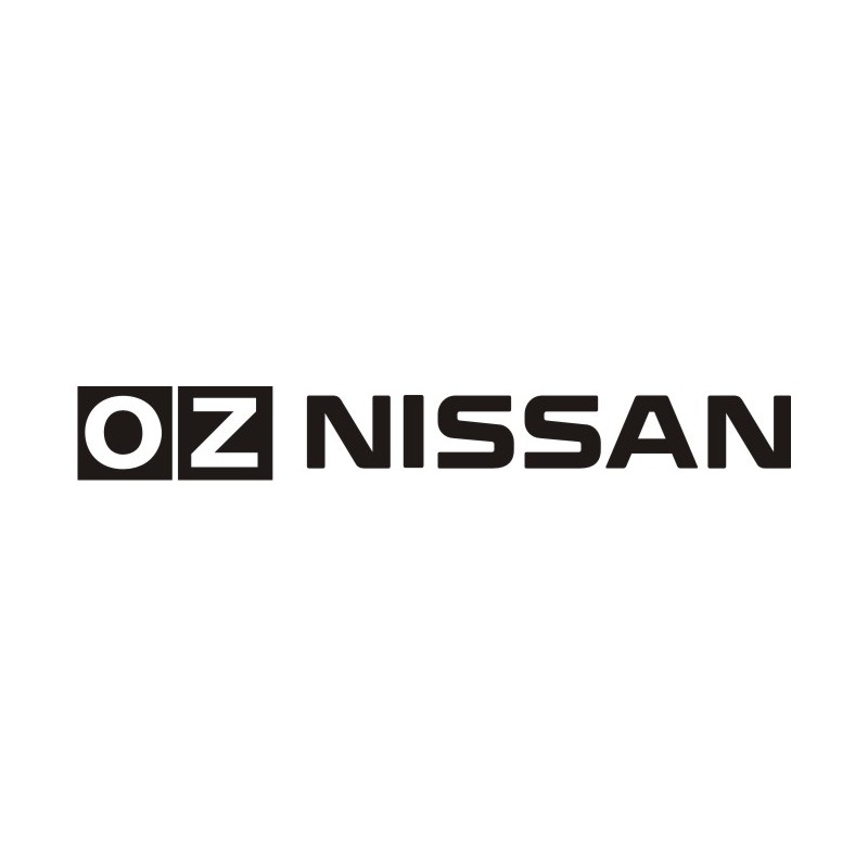 Sticker OZ Nissan - Taille et coloris au choix