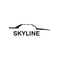 Sticker Nissan Skyline 3 - Taille et coloris au choix