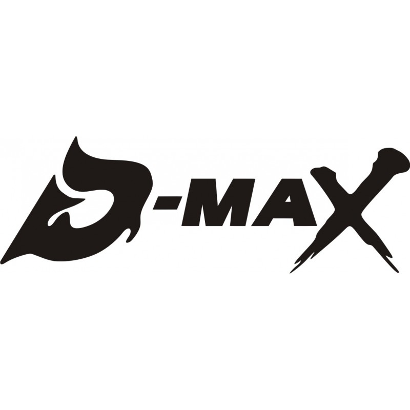 Sticker D-MAX - Taille et coloris au choix