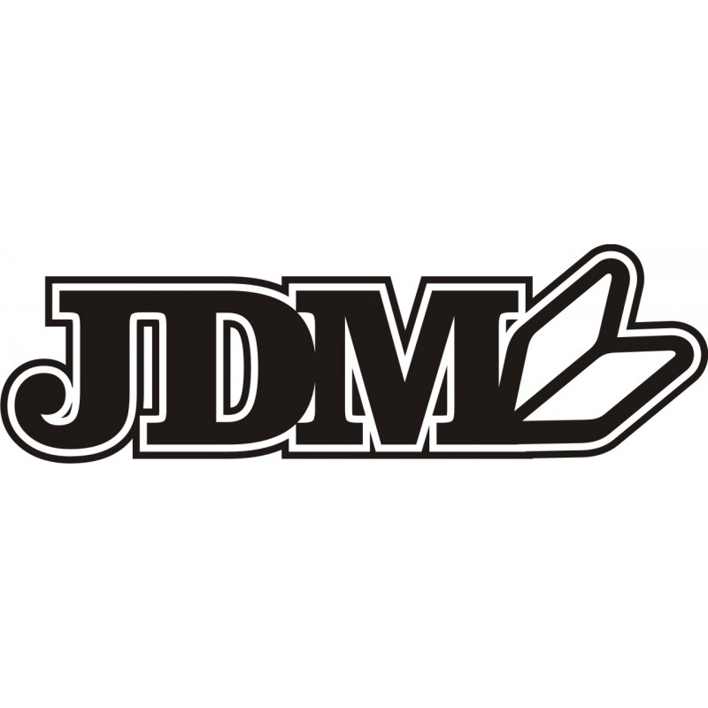Sticker JDM 6 - Taille et Coloris au choix