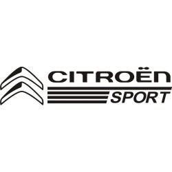 Sticker Citroen Sport 13 - Coloris et Taille au choix