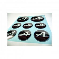 Planche Stickers Alpine - 2x10 cm et 6x6 cm