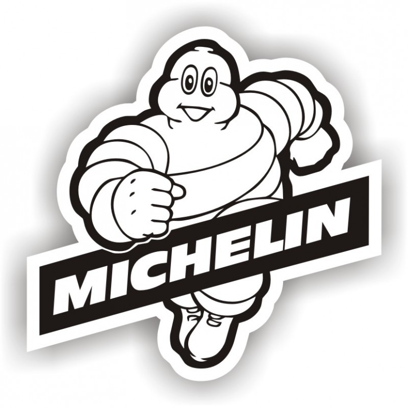 Autocollant Michelin 2 - Taille au choix