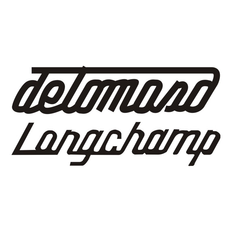 Autocollant De Tomaso 2 - Taille et coloris au choix