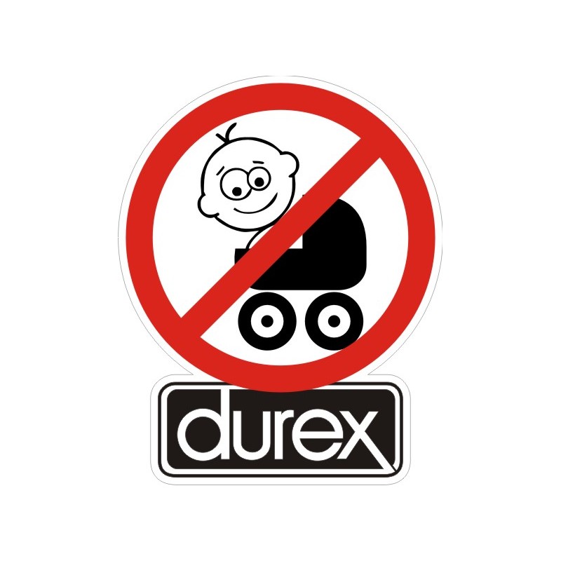 Stop bébé préservatif Durex - Taille au choix