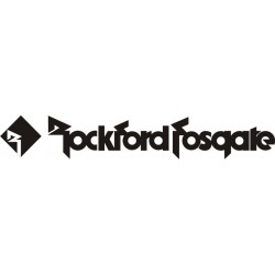 Sticker Rockford Fosgate 4 - Taille et coloris au choix