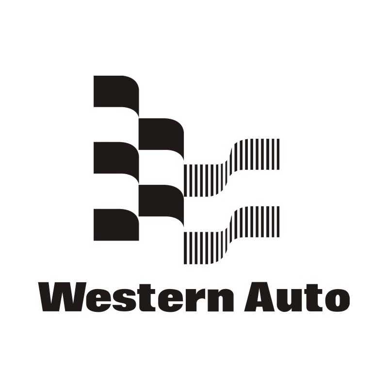 Sticker Western Auto - Taille et coloris au choix