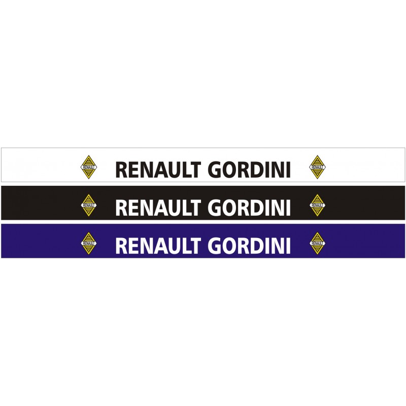 Bandeau pare soleil Renault Gordini