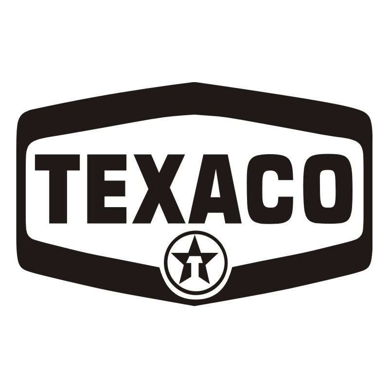 Sticker Texaco 5 - Taille et coloris au choix