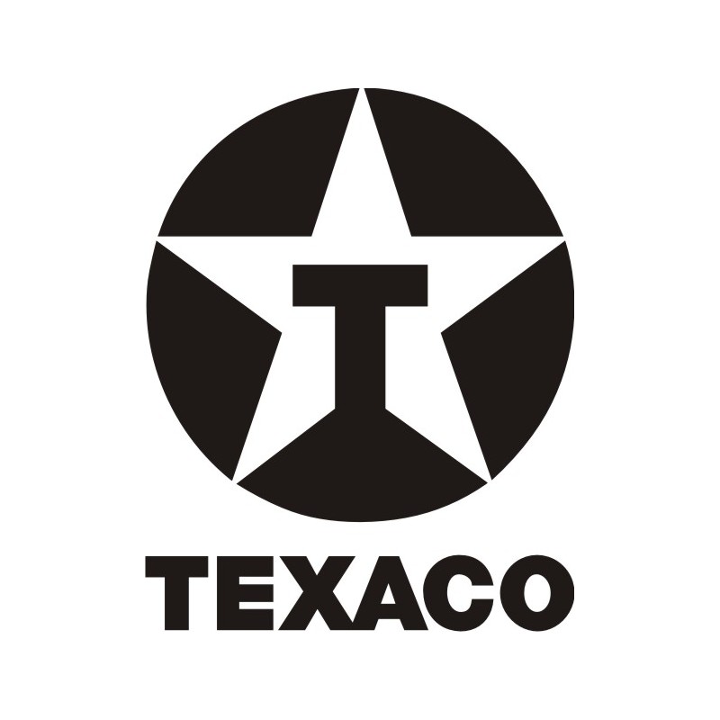 Sticker Texaco 6 - Taille et coloris au choix