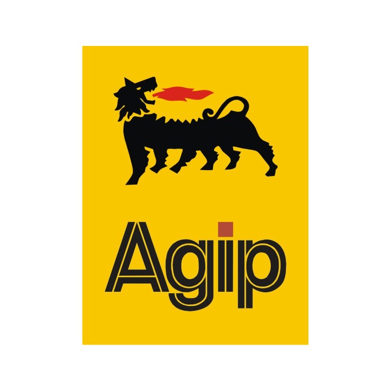 Sticker Agip 3 - Taille et coloris au choix