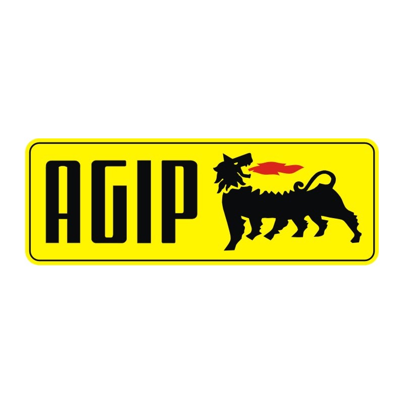 Sticker Agip 4 - Taille et coloris au choix