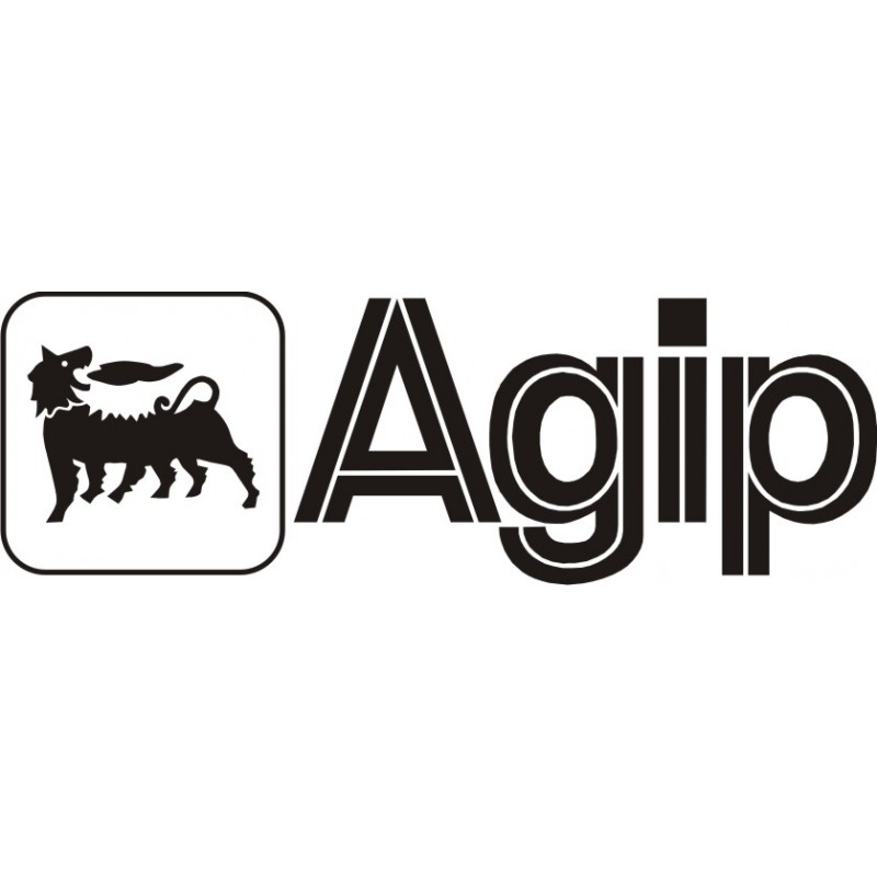 Sticker Agip 6 - Taille et coloris au choix