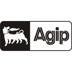 Sticker Agip 7 - Taille et coloris au choix