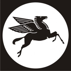 Sticker Mobil Pegasus 2 - Taille et coloris au choix
