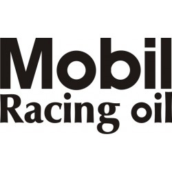 Sticker Mobil Racing Oil 3 - Taille et coloris au choix