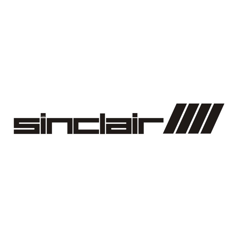 Sticker Sinclair - Taille et coloris au choix