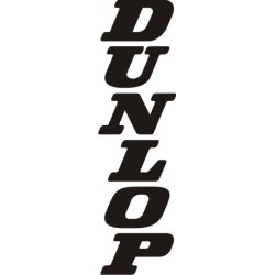 Autocollant Dunlop 4 - Taille et Coloris au choix
