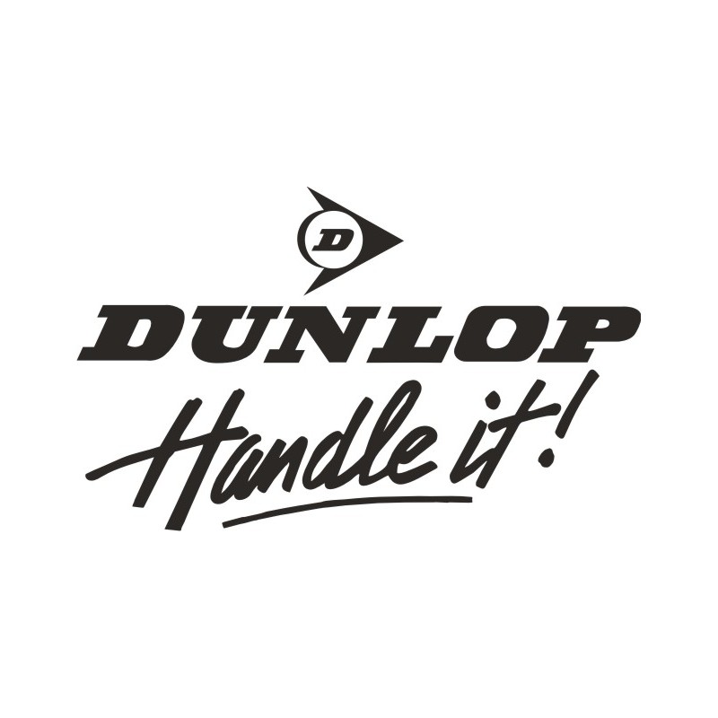 Autocollant Dunlop 6 - Taille et Coloris au choix