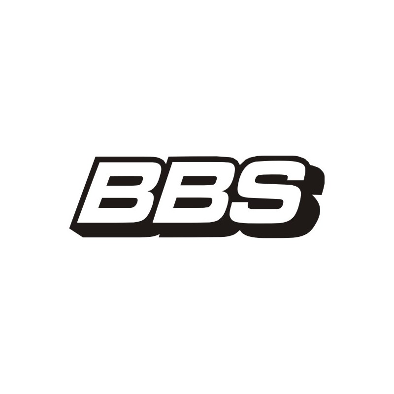Autocollant BBS 1 - Taille et Coloris au choix