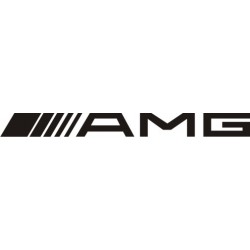Autocollant AMG - Taille et Coloris au choix