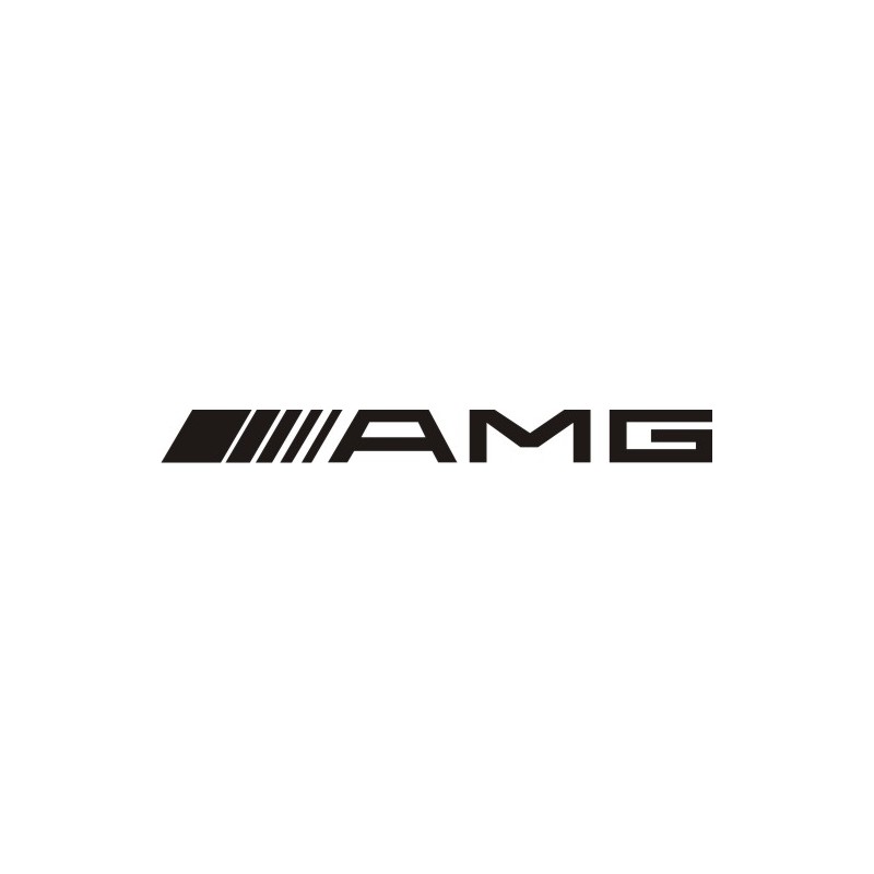 Autocollant AMG - Taille et Coloris au choix