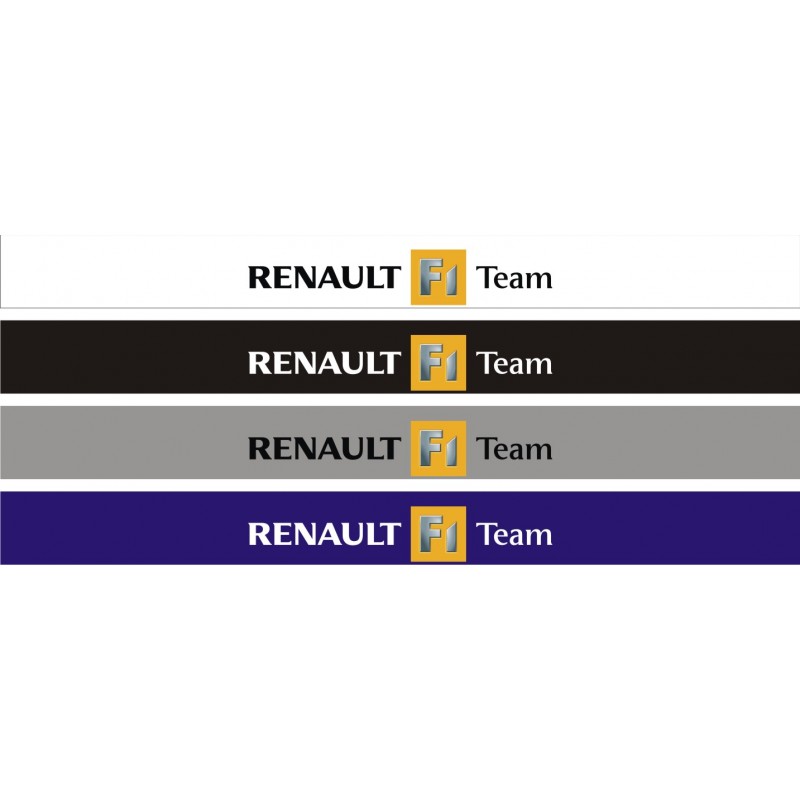 Bandeau pare soleil Renault F1 Team