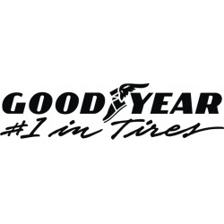 Autocollant Good Year 5 - Taille et Coloris au choix