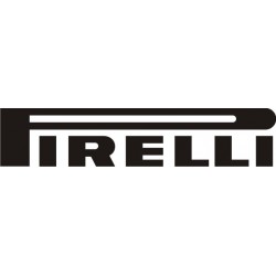 Autocollant Pirelli 2  - Taille et Coloris au choix