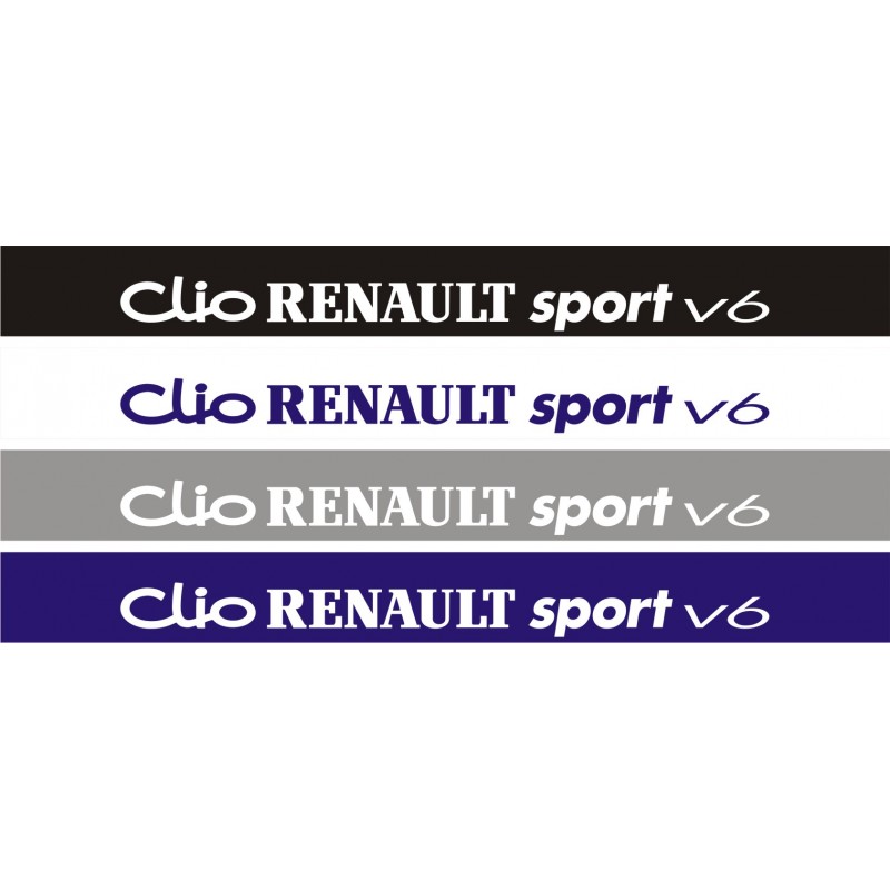 Bandeau pare soleil Clio Renault Sport V6