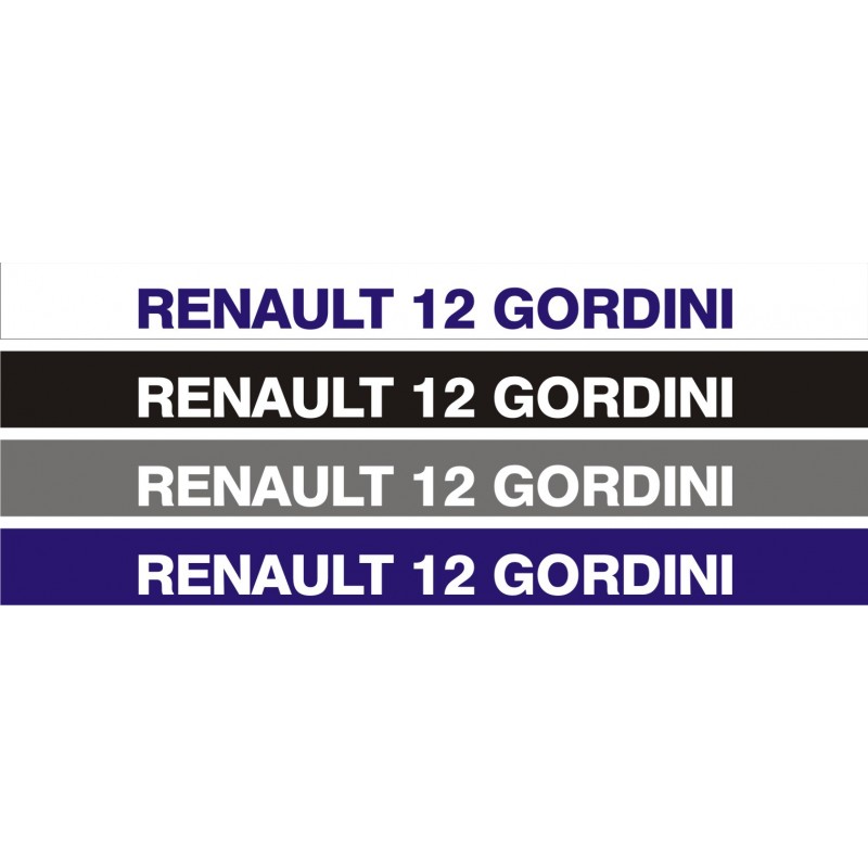 Bandeau pare soleil Renault 12 Gordini