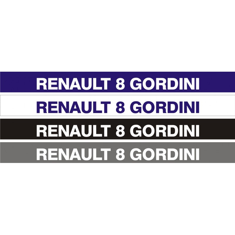 Bandeau pare soleil Renault 8 Gordini