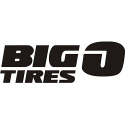 Autocollant BigO Tires - Taille et Coloris au choix