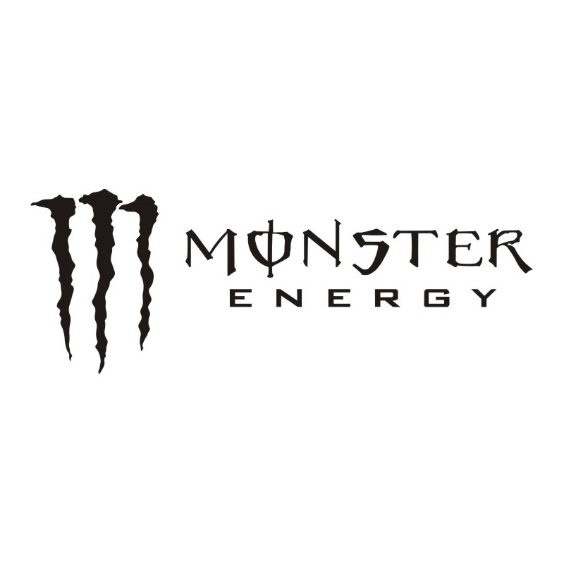 Autocollant Monster Energy 2 - Taille et Coloris au choix
