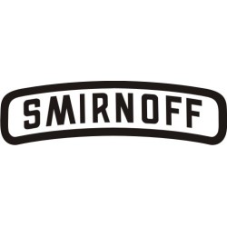 Autocollant Smirnoff - Taille et Coloris au choix