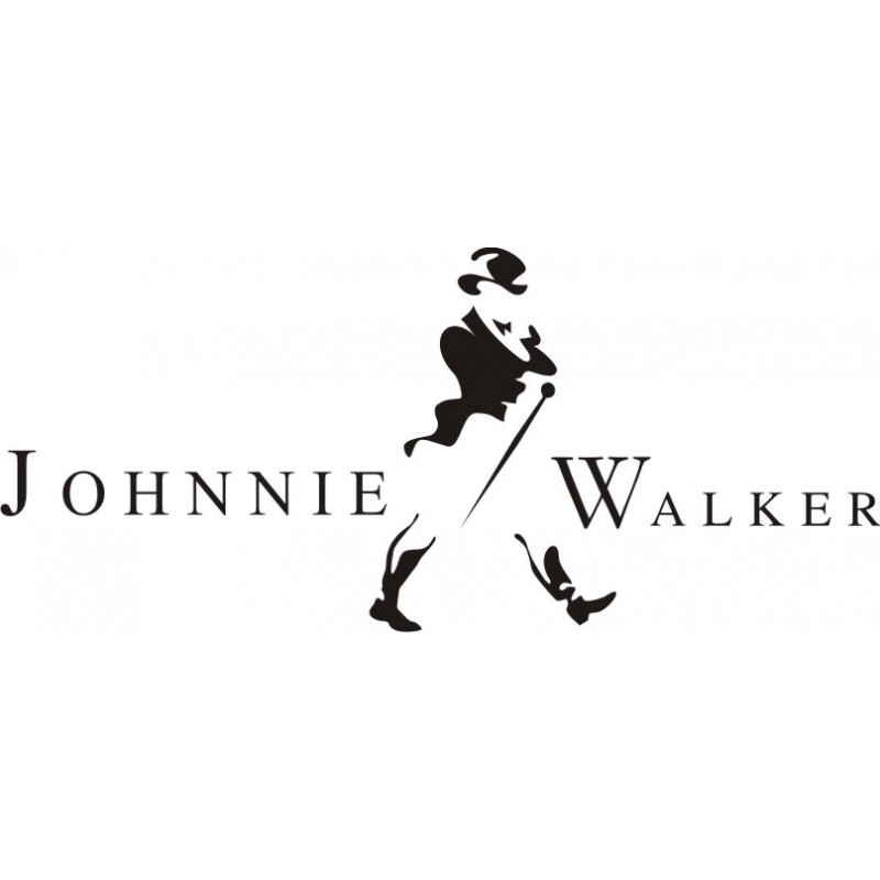 Autocollant Johnnie Walker- Taille et Coloris au choix