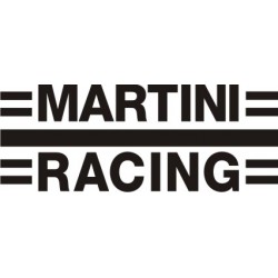 Autocollant Martini Racing - Taille et Coloris au choix