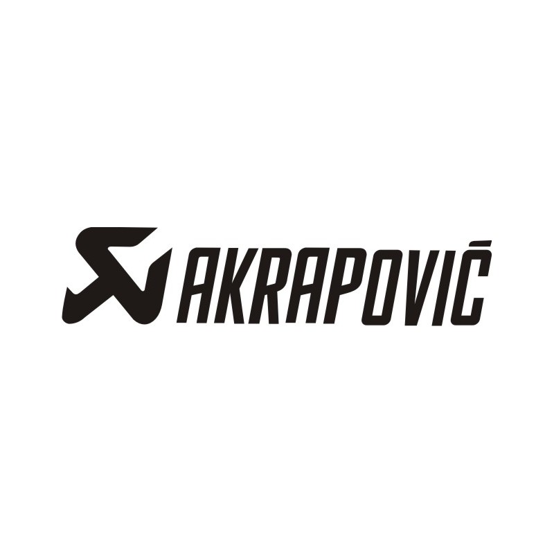 Autocollant AKRAPOVIC 1 - Taille et Coloris au choix