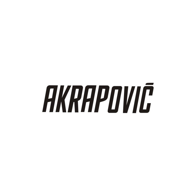 Autocollant AKRAPOVIC 2 - Taille et Coloris au choix
