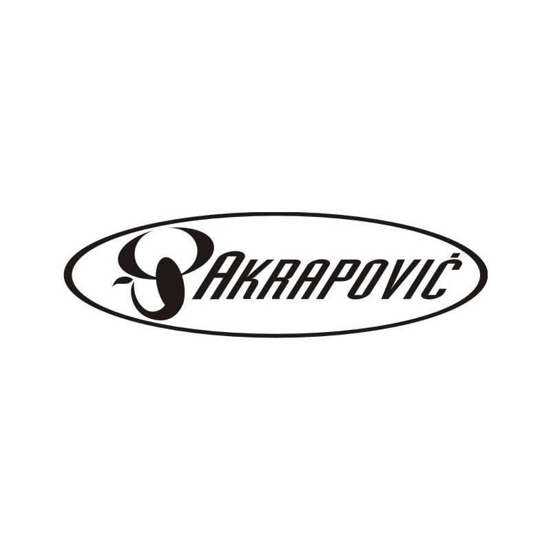 Autocollant AKRAPOVIC 4 - Taille et Coloris au choix