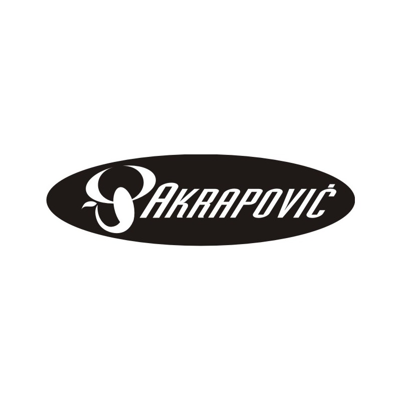 Autocollant AKRAPOVIC 5 - Taille et Coloris au choix