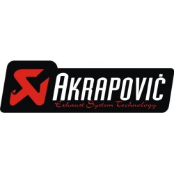 Autocollant AKRAPOVIC 8 - Taille au choix